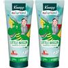 Kneipp Kids 2 in 1 shampoo/gel doccia Little Dragon - Per la pelle sensibile dei bambini (Confezione da 2)