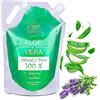 bleu & marine Bretania Gel Doposole Aloe Vera e Lavanda 100% Puro e Naturale. Azione Rinfrescante, Riparatrice, Idratante Aftersun Viso e Corpo. Dopo il Sole. Balsamo Lenitivo (2000)