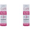 JOANNA Pigmento colorante ultra colorato per capelli, neutralizzazione dei gialli indesiderati, con balsamo separato, biondo rosa, 100 ml (Confezione da 2)