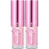 Essence Cosmetics Pearly Potion Multi-Reflective Lipgloss, Lucida, Brillante, Olografica, Traslucida, 2.5 ml (Confezione da 2)