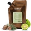 Jean & Len Sapone Mani Bergamotto & Cedro ricarica, deterge mani stanche, ideale per uso quotidiano, profumo fresco agrumato, sapone liquido vegano, 500 ml