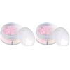 Essence Cosmetics Flawless Skin Trio Cipria in Polvere, Schiarente, Naturale, 8 g (Confezione da 2)