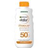 Garnier Delial Hydra 24h Protect Latte protettivo antimacchia con [Vitamina C]. Protezione UPF 50+. Non grasso. Assorbimento rapido e molto resistente all'acqua. 175 ml