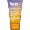 Lavera Sonnenlotion Sensitiv LSF 50 - Crema solare per viso e décolleté - senza filtri UV chimici - per pelle sensibile - vegan - Naturkosmetik - 40 ml