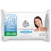 Fresh & Clean - Salviettine Struccanti, Pelli Normali, con Acido Ialuronico, Tessuto 100% Origine Naturale, Senza Alcool e Oli minerali, 20 pezzi