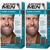Just For Men Barba & Baffi, Tinta Per Barba Uomo, Tintura Senza Ammoniaca, Elimina I Peli Grigi, Con Pettine Applicatore, Colore Castano Medio, M35 (Confezione da 2)