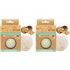 Feel Natural Spugna Konjac viso con schegge di noci - Feel Natural (Confezione da 2)