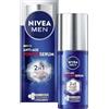 NIVEA MEN Siero Power 2 in 1 LUMINOUS630® anti-invecchiamento e antimacchia (1 x 30 ml), Siero idratante viso arricchito con acido ialuronico, cura uomo per tutti i tipi di pelle