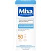 MIXA Crema idratante UV 50, per pelli sensibili, protezione da UVB + UVA + UV lunghi, SPF 50, con acido ialuronico, adatto per viso e collo, ipoallergenico, 50 ml