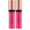 Catrice Plump It Up Lip Booster, n. 080, rosa, rinfrescante, effetto colorante, ingrandente, lucido, vegano, senza alcool, senza parabeni, senza particelle di microplastica, confezione da 2 (3,5 ml)