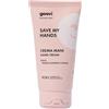 Goovi, Save My Hands, Crema Mani ad Idratazione Profonda, Riequilibra la Barriera Cutanea, Formula con Olio di Mandorle e Fungo Reishi Antiossidante, Ingredienti di Origine Naturale, Vegan, 75 ml