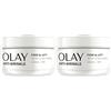 Olay/Olaz Anti-Rughe Tonifica E Rassoda, Crema Idratante Giorno Anti-Età SPF 15, 50 ml (Confezione da 2)