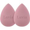 Luvia Cosmetics Luvia Flawless Touch Candy - Set di 2 spugne colorate per trucco per una finitura impeccabile