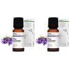 Aroma Labs Lavanda Vera BIO (Lavandula officinalis) - 10 mL - Olio Essenziale Chemiotipizzato e Certificato AB - Distensione & Rilassamento - Aroma Labs - Made in France (Confezione da 2)