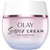 Olay Super Cream Idratante Viso Ricaricabile Con Protezione UV SPF30, Olay Super Serum, 5 Benefici In 1, Idratazione Ultra Leggera, Protezione Dai Danni Solari, Effetto Luminoso Istantaneo, 50 ml