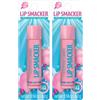 Lip Smacker Cotton Candy, Balsamo Labbra aromatizzato per Bambini, Idratante e Rinfrescante, Trasparente, Confezione Singola (Confezione da 2)