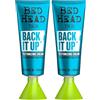 TIGI Bed Head by TIGI Back It Up, Crema Cera Texturizzante per Capelli, 125ml (Confezione da 2)