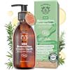 BIONOBLE Olio di Rosmarino per Capelli Bio - Stimola Crescita, Nutre il Cuoio Capelluto - Olio Capelli Rosmarino, Ricino, Argan - Rosemary Oil for Hair Growth - Bottiglia di Vetro con Pompa - 200ml
