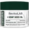 RevitaLAB Cannabis Extract Night Emollient Face Cream with Organic Hemp Seed Oil for Deep Nourishment - Dermatologically-Tested Moisturiser for Sensitive Skin, 50 ml
