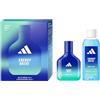 Adidas, Confezione Regalo Vibes Energy Drive Eau de Parfum 50 ml + Gel Doccia 100 ml