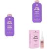 UNIQ MADE - Shampoo Capelli Lisci 350 ml + Balsamo Capelli Lisci 350 ml + Booster Cheratina Vegetale 8 ml