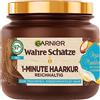 Garnier Vero tesoro nutriente 1 minuto per capelli secchi e indisciplinati, con olio di argan e olio di mandorle per capelli morbidi e lisci, formula vegana, 1 x 340 ml