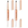 Revolution Beauty London Makeup Revolution, Fluffy Brow Filter Duo, Brow Pencil & Eyebrow Gel, Available in 5 Shades, Ash Brown, 1pc (Confezione da 2)