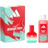 adidas, Cofanetto Regalo Vibes Wonder Force, Eau de Parfum 30ml e Docciachiuma 100ml