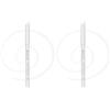 Essence Cosmetics essence kajal matita occhi, lunga durata, definizione (1g) (Confezione da 2)
