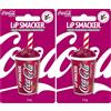 Lip Smacker - Coca-Cola Cup Collection - Burrocacao per Bambini a Forma di Bicchiere di Coca Cola - Gusto Coca-Cola alla Ciliegia - Dolce Regalo per i Tuoi Amici - Pezzo Singolo (Confezione da 2)