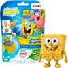 INKEE SpongeBob Bomba da Bagno con Sorpresa - Palla Bagno Bambini con Figura e Tatuaggio, Profumo Anguria, 100g, 7 Figure Collezionabili Edizione Oro