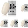 Tesori d'Oriente - Sapone Solido Muschio Bianco, Saponetta Aromatica, Fragranza Ambrata, 125gr (Confezione da 5)