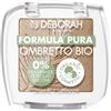 Deborah Ombretto Occhi Mono BIO Formula Pura Colore n.08 Chestnut Brown, con ingredienti 100% di origine naturale, Vegan e Animal Friendly