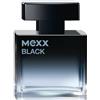 MEXX Black Eau de Parfum per Uomo, Adatto ad Ogni Occasione, Formula Vegana, Fragranza Legnosa, Acquosa e Speziata, Fragranza Rinfrescante, 30ml