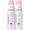 Lycia - Sensitive Me&You Deodorante Spray, Senza Alcool, Senza Sali di Alluminio, Efficacia 48 ore, profumo di Melissa e Fiori d'Acqua, 150ml (Confezione da 2)
