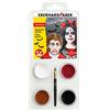 Eberhard Faber 579027 - Set per il trucco di Dracula per bambini, 4 colori per il trucco con pennello e istruzioni