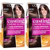 L'Oreal Paris - tinta per capelli Casting Creme Gloss Glossy Blacks, 200, ebano (Confezione da 2)