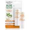Equilibra Solari, Aloe Stick Solare Protettivo SPF 50+, Stick Solare a Base di Aloe Vera per Proteggere le Zone Sensibili, per Contorno Occhi, Labbra, Naso, Orecchie, Tatuaggi, Nei e Macchie, 12 ml