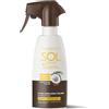 Bottega Verde - SOL Cocco, Acqua Corpo Spray Attivatore Abbronzatura 200 ml, Idratante e Rinfrescante, Effetto Anti-Sale, con Latte di Cocco, Carota e Papaya, Esalta l'Abbronzatura, No Filtri Solari