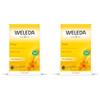Weleda Sapone vegetale Calendula, sapone a base di oli vegetali naturali, estratti vegetali di calendula e camomilla da coltivazioni bio, dermatologicamente testato (1X100 g) (Confezione da 2)