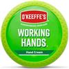O'Keeffe's Working Hands - Barattolo per mani da 96 g, per asciugare estremamente, mani cracked | Instantly Increases Moisture Content, forms a Protective Layer and Prevents Moisture Loss
