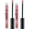 Essence Cosmetics ESSENCE LABIAL LÍQUIDO 8H MATTE 04 ROSY NUDE (Confezione da 2)
