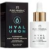 M PURE MINERAL DEAD SEA COSMETICS Pure Mineral - Siero Antietà Supremo Hyaluron per Tutti i Tipi di Pelle - Azione Antirughe Intensiva, Minerali del Mar Morto, Effetto Lifting - Senza siliconi, solfati, parabeni - 30ml