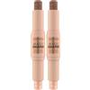Catrice Cosmetics Catrice Magic Shaper Contour & Glow Stick, matita contorno n. 040, multicolore, definendo, risultato immediato, naturale, vegano, senza profumo, senza alcool, senza parabeni, confezione da 2 (9 g)