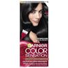 Garnier Color Sensation Coloration - Nero 1.0 - Colorazione crema permanente - tutti i tipi di capelli - Colore fino a 10 settimane e copre i capelli bianchi 100%