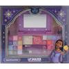 Lip Smacker Wish Beauty Palette, Set di Trucchi Bambina ispirati al film Wish di Disney, Lucidalabbra, Ombretti Luccicanti, Blush, Accessori e Specchio, Regali Principessa Disney per Bambine