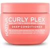 KATIVA Curly Plex Deep Conditioner Ricci 350 ml - Balsamo Districante 2 in 1 anche Maschera, Definizione Ricci & Anti Crespo - Nano-Bond Complex, Burro di Karité, Semi di Lino - Vegan