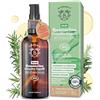 BIONOBLE Olio di Rosmarino per Capelli Bio - Stimola Crescita, Nutre il Cuoio Capelluto - Olio Capelli Rosmarino, Ricino, Argan - Rosemary Oil for Hair Growth - Bottiglia di Vetro, Pipetta - 100ml