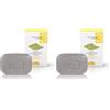 Helan,Linea Viso 3, Panetto All' Argilla Verde, Detergente, Pelle grassa, 100 Gr (Confezione da 2)