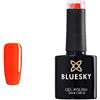 Bluesky Smalto Per Unghie Gel, Burlesque, Neon22, Arancia (Per Lampade Uv E Led) - 10 Ml